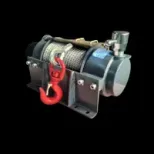 Lengvoji hidraulinė gervė 3-5t – priekinis vaizdas