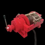 Sunkioji hidraulinė gervė 15-50t – šoninis vaizdas